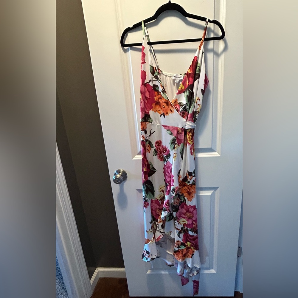 Large Veronica M Floral Wrap Dress